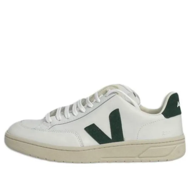 VEJA V-12 Leather Sneaker 'White Green' XD202336 sold by KicksCrew