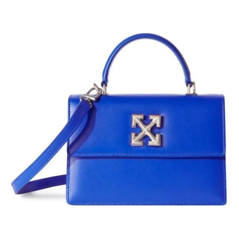 (WMNS) Off-White Blue Jitney 1.4 Bag 'Blue No Color' OWNP037S23LEA0034500 sold by KicksCrew