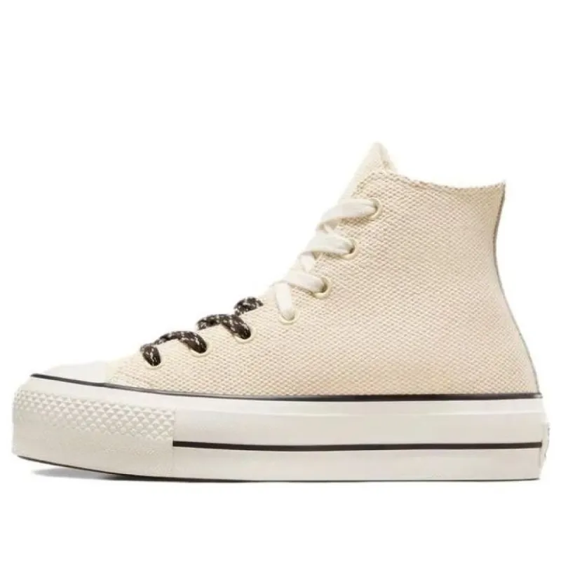 (WMNS) Converse Chuck Taylor All Lift Canvas & Leather 'Beige White' A09093C sold by KicksCrew