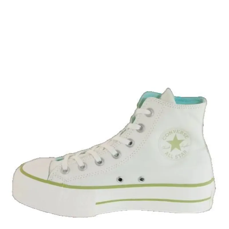 (WMNS) Converse Chuck Taylor All Star Lift Platform 'White Green' A08218F sold by KicksCrew
