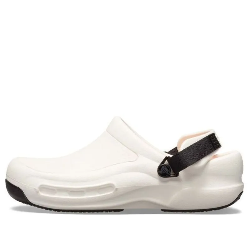 Crocs Bistro Pro Literide Clogs 'White Black Orange' 205669-100 sold by KicksCrew