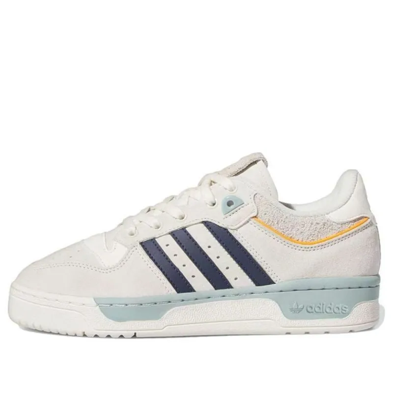 (WMNS) Adidas Originals Rivalry Low 86 Shoes 'Off White Shadow Navy Linen Green' IG3435 sold by KicksCrew