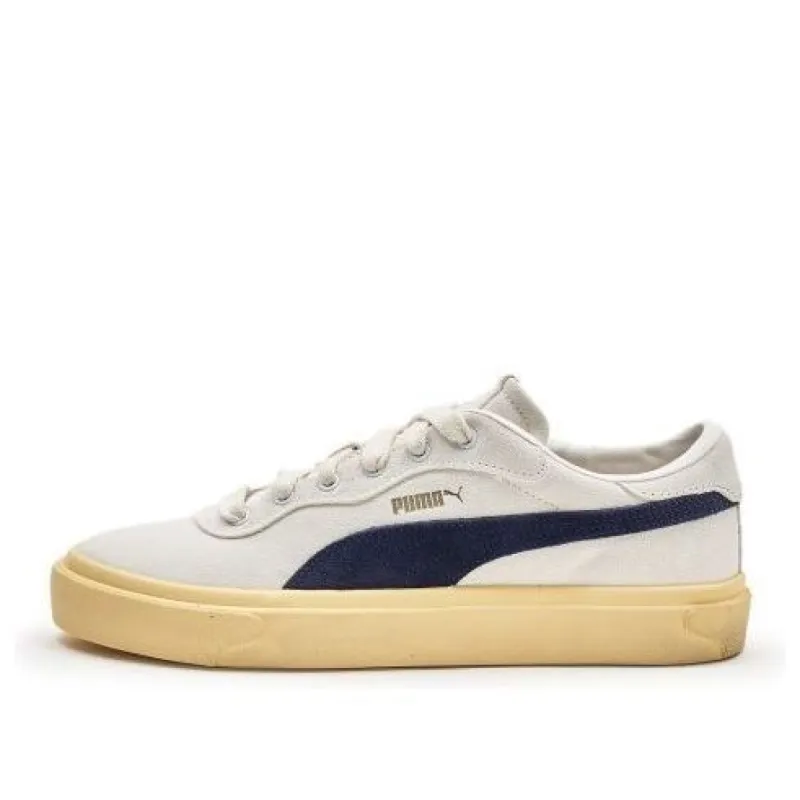 PUMA Capri Royale Suede Vintage 'Beige Navy' 396324-01 sold by KicksCrew