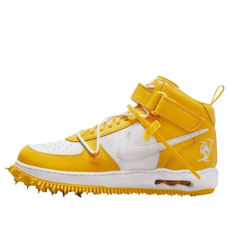 Nike Air Force 1 Mid SP Leather x OFF-WHITE 'Varsity Maize' DR0500-101 sold by KicksCrew