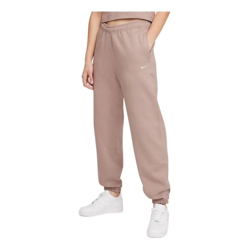 (WMNS) NikeLab Solo Swoosh Fleece Sweatpants Asia Sizing 'Malt' DA0334-245 sold by KicksCrew