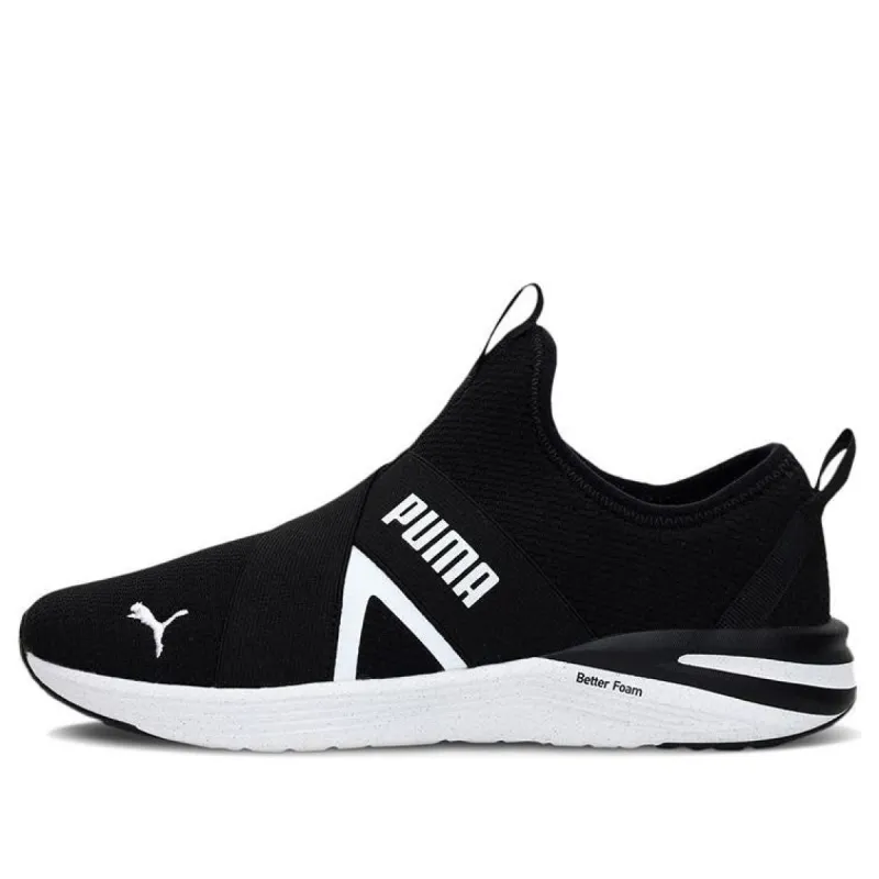 (WMNS) PUMA Better Foam Prowl 'Black White' 376542-01 sold by KicksCrew