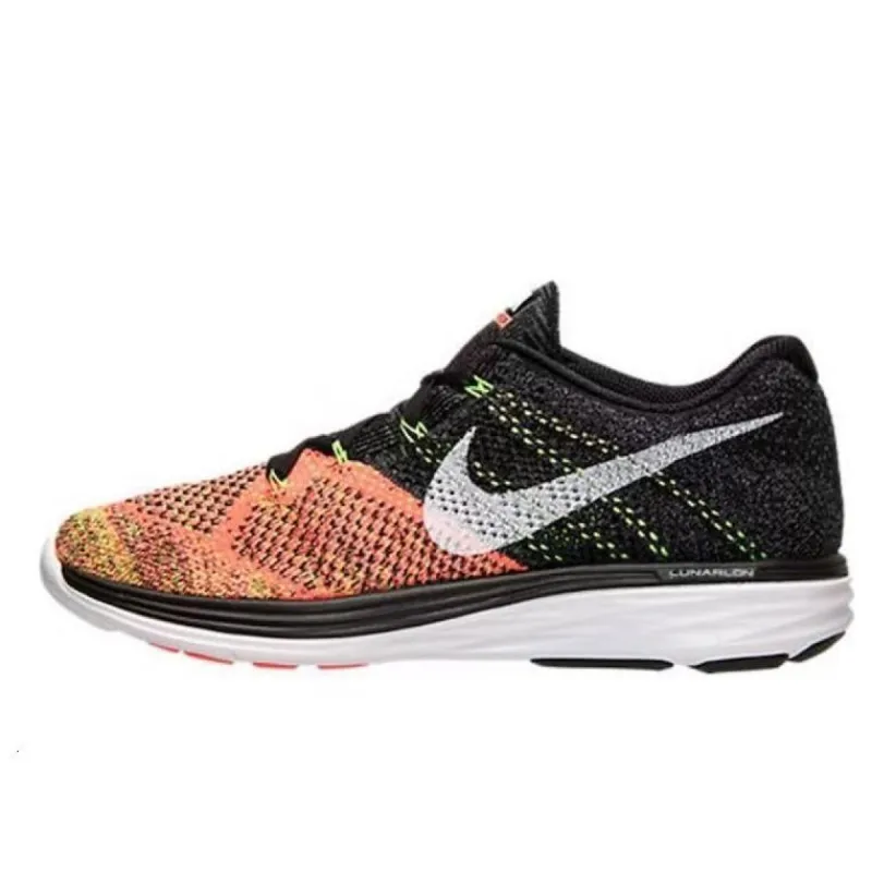 Nike Flyknit Lunar 3 'Orange Toe' 698181-007 sold by KicksCrew