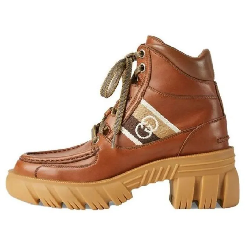 WMNS) Gucci x North Face Romance Ankle High Boots 'Royal
