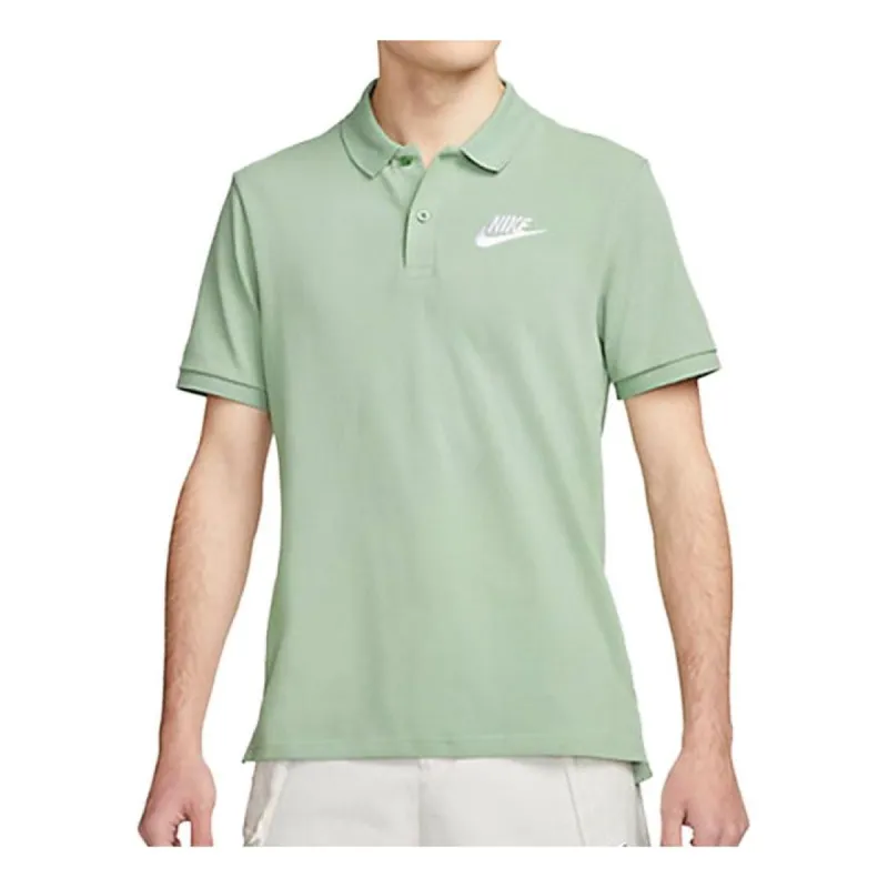 Nike Logo Polo T-Shirt 'Green' 909747-006 sold by KicksCrew