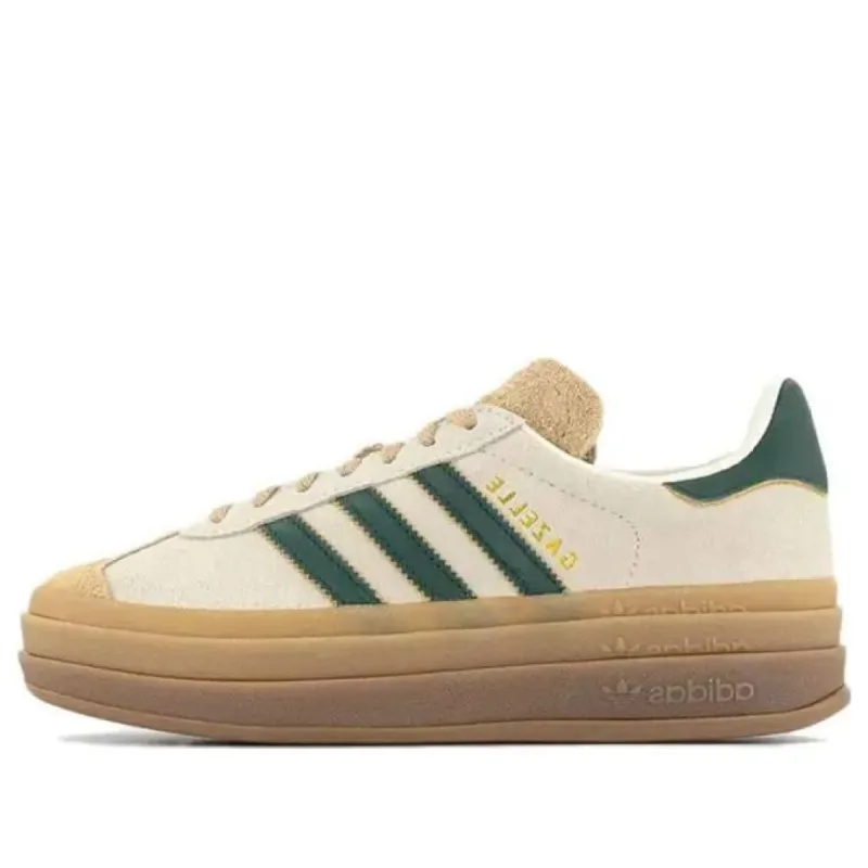 (WMNS) adidas Gazelle Bold 'Cream Collegiate Green' ID7056 sold by KicksCrew