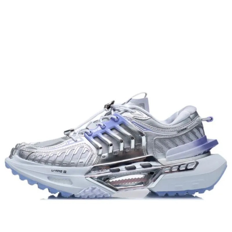 (WMNS) Li-Ning XuanKong 'White Silver Blue' AGLR244-1 sold by KicksCrew