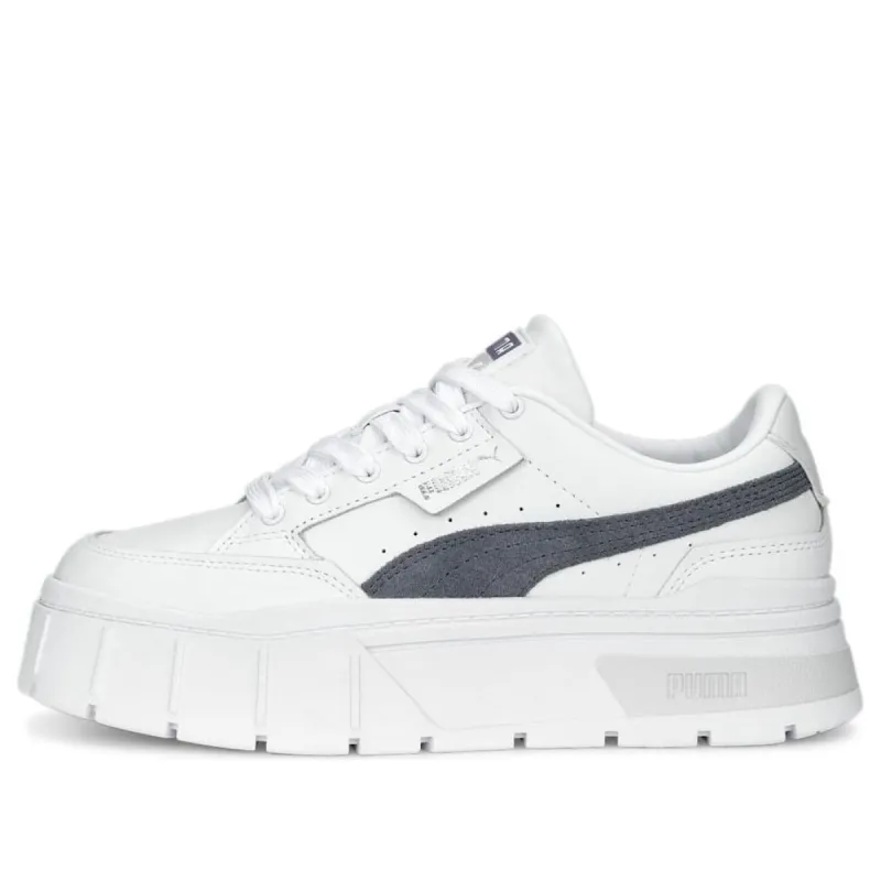 (WMNS) PUMA Mayze Stack 'White Gray Tile' 384363-08 sold by KicksCrew