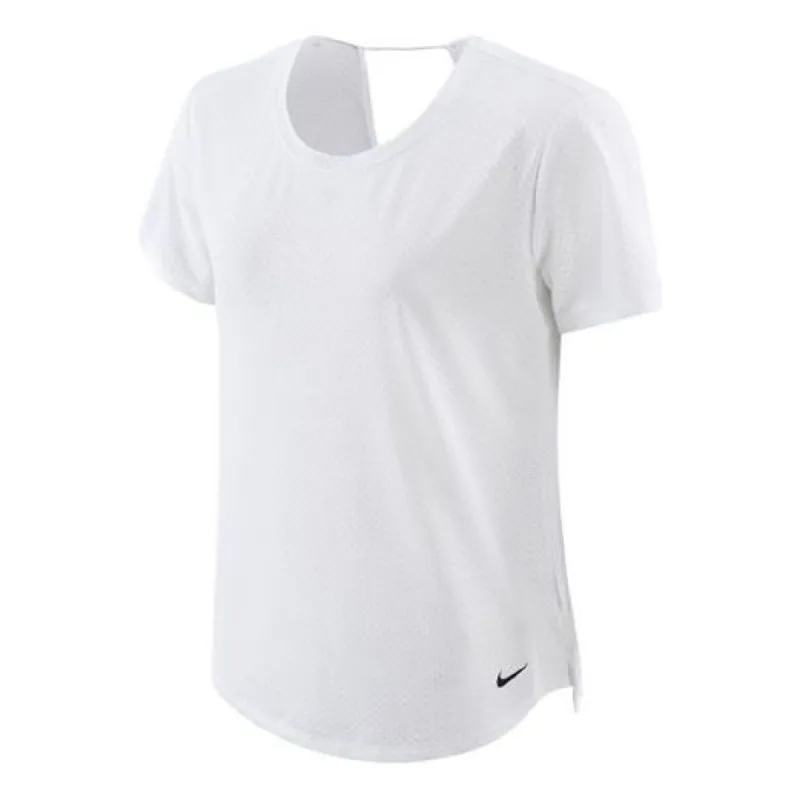 (WMNS) Nike Dri-Fit One Breathe T-shirt 'White' DX0132-100 sold by KicksCrew