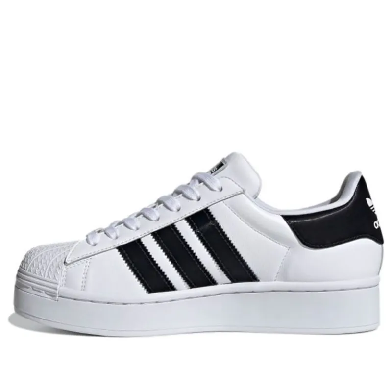 (WMNS) adidas originals Superstar Bold 'White Black' FY0406 sold by KicksCrew