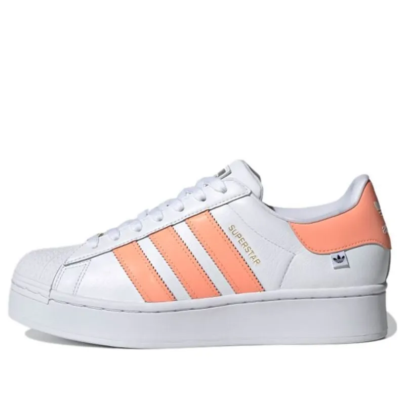 (WMNS) adidas originals Superstar Bold 'White Chalk Coral' FY0407 sold by KicksCrew