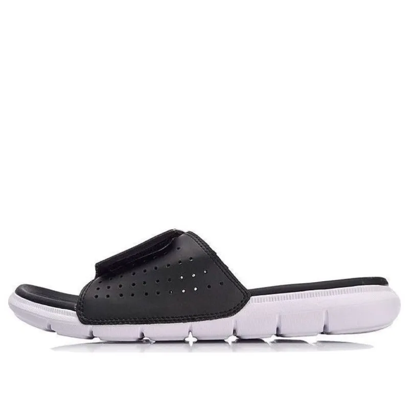 Li-Ning Wade Lifestyle Slides 'Black White' ABTN003-3 sold by KicksCrew