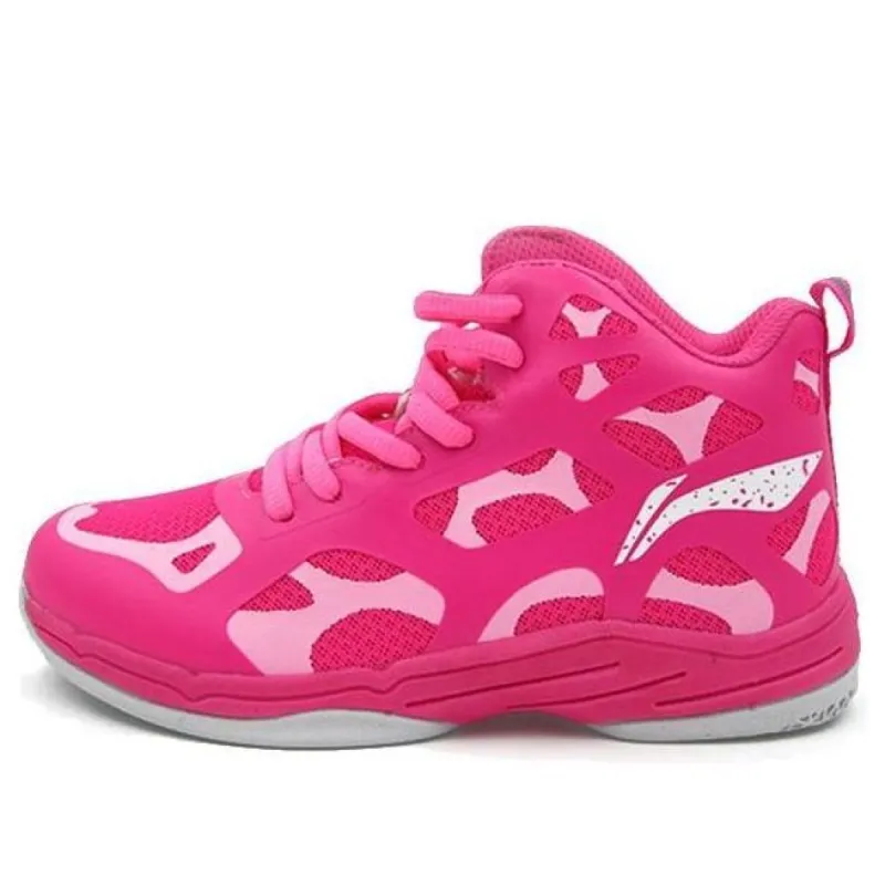 (GS) Li-Ning Sonic Lite High Basketball Shoes 'Pink' ABPM004-3 sold by KicksCrew