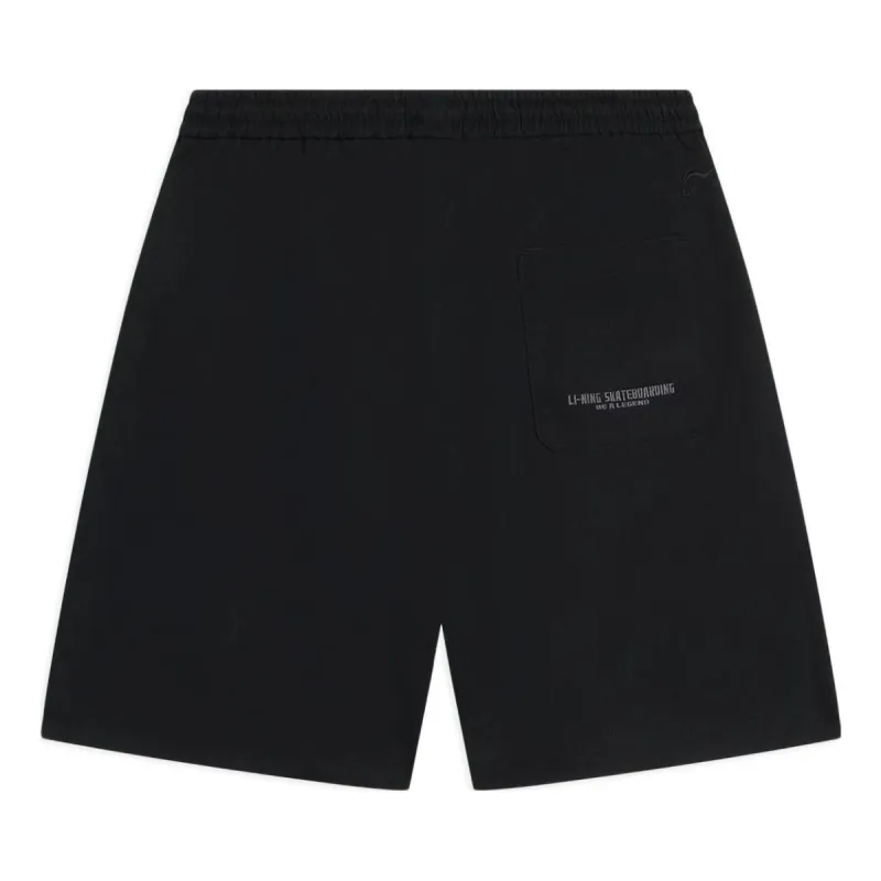 Li-Ning Skateboarding Graphic Shorts 'Black' AKSSA69-1 sold by KicksCrew