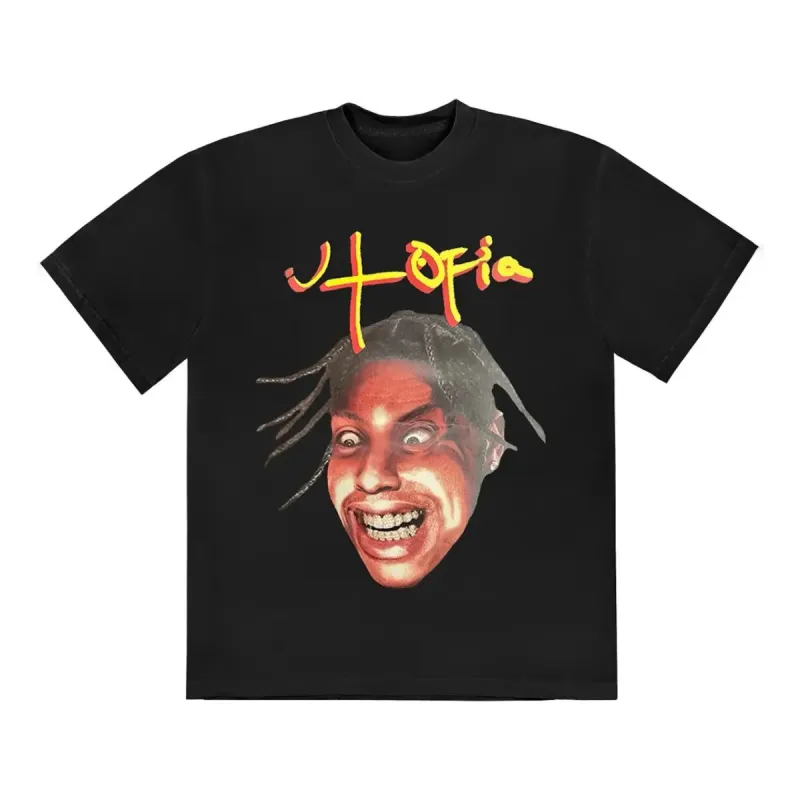 Travis Scott SS23 Utopia II T-Shirt 'Black' TSUT-SS03 sold by KicksCrew
