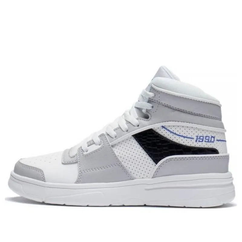 (WMNS) Li-Ning WeiWu High Top Shoes 'White Grey' ABCS098-1 sold by KicksCrew