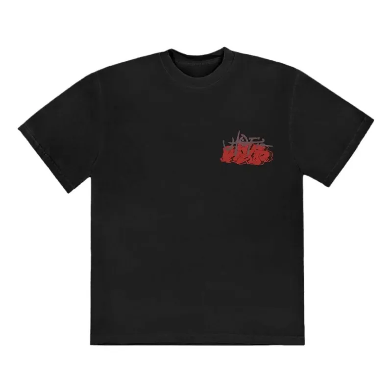 Travis Scott x KAWS Utopia II T-Shirt 'Black' TSUT-SS02 sold by KicksCrew