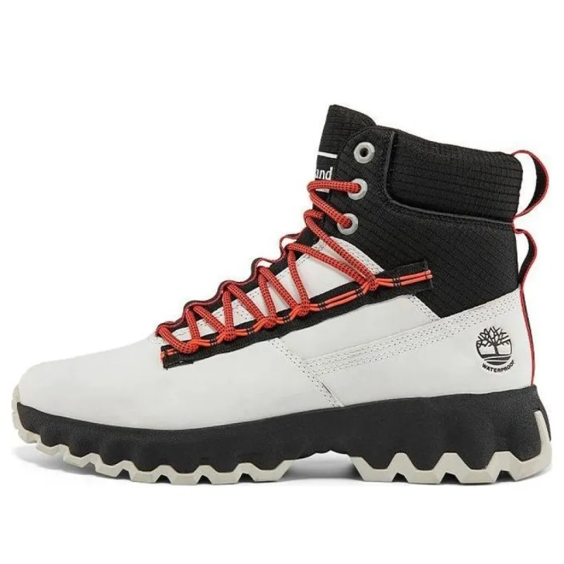 Timberland Greenstride Edge Waterproof Wide Fit Boots 'White Nubuck' A2KSSW sold by KicksCrew