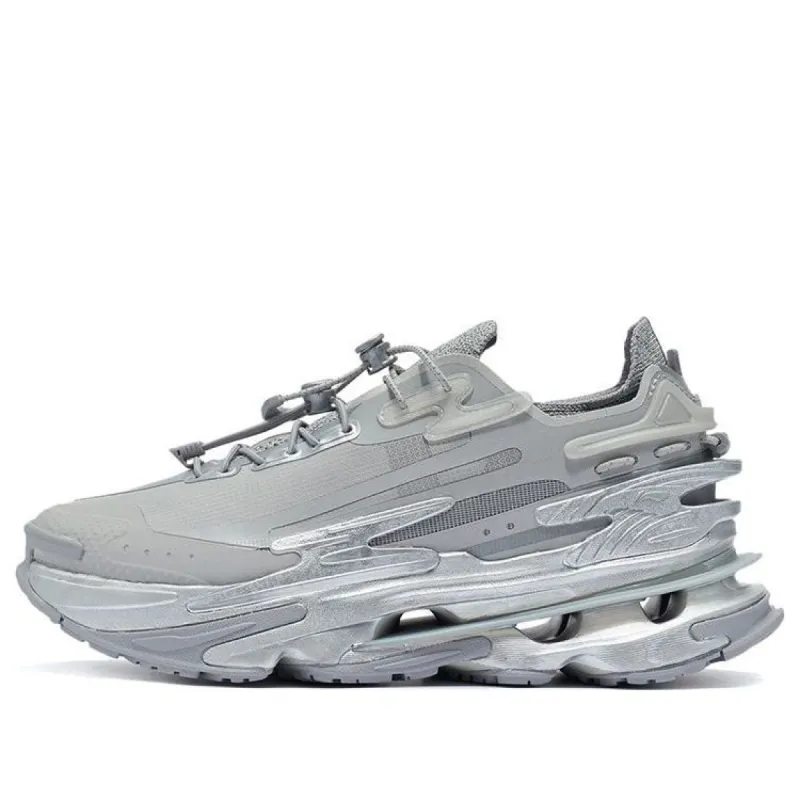 (WMNS) Li-Ning Countflow Wu Xing Xingshan 'Snow Grey' AGLR286-3 sold by KicksCrew