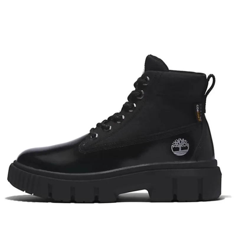 (WMNS) Timberland Greyfield Boot 'Black Leather' A2KEZ001 sold by KicksCrew