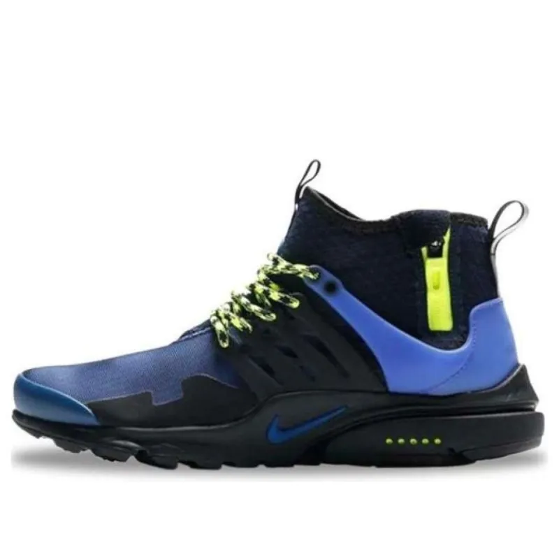 Nike Air Presto Mid Utility 'Navy Volt' 859524-402 sold by KicksCrew