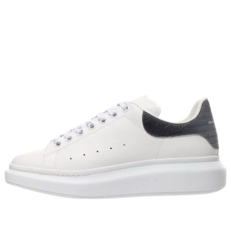 Alexander McQueen Oversized Sneakers 'White Black' 625162WICGA9154 sold by KicksCrew
