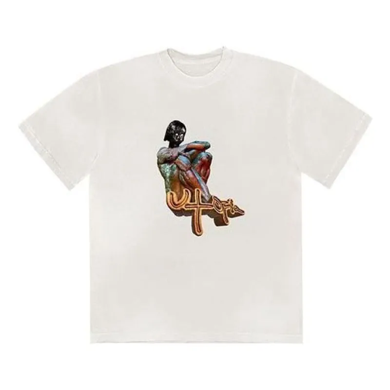 Travis Scott Utopia B1 T-Shirt 'White' TSUT-BS06 sold by KicksCrew