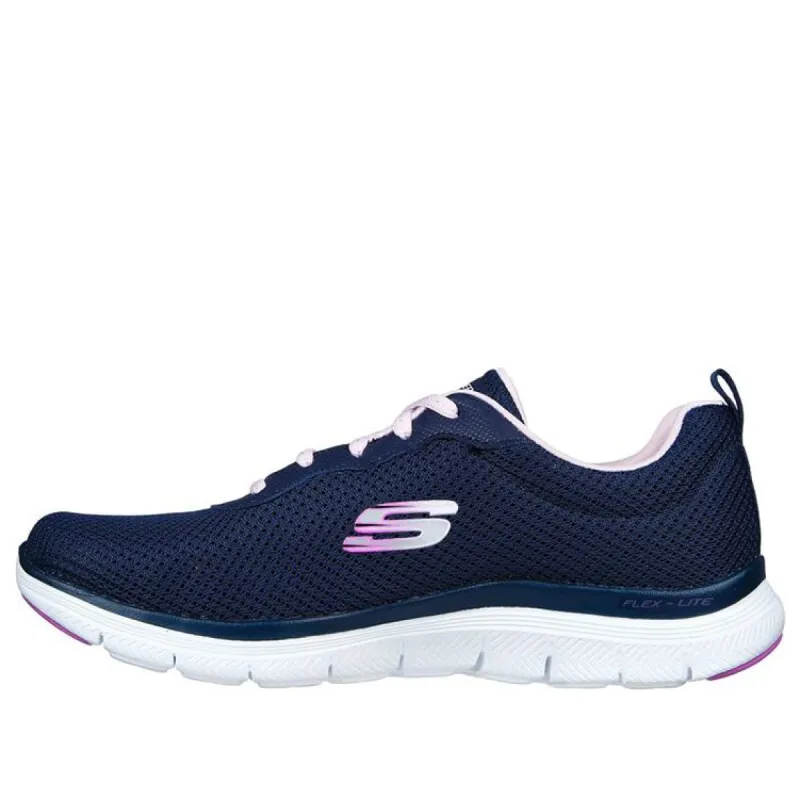 (WMNS) Skechers Flex Appeal 4.0 Brilliant View 'Navy' 149303-NVLV sold by KicksCrew