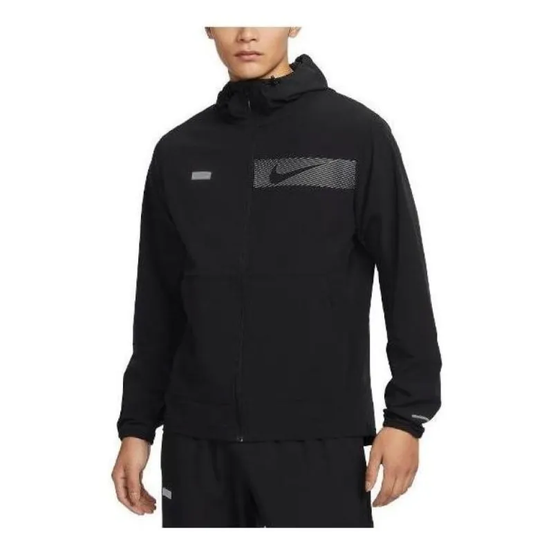 Nike Unlimited Repel Hooded Versatile Jacket 'Black' FB8559-010 sold by KicksCrew