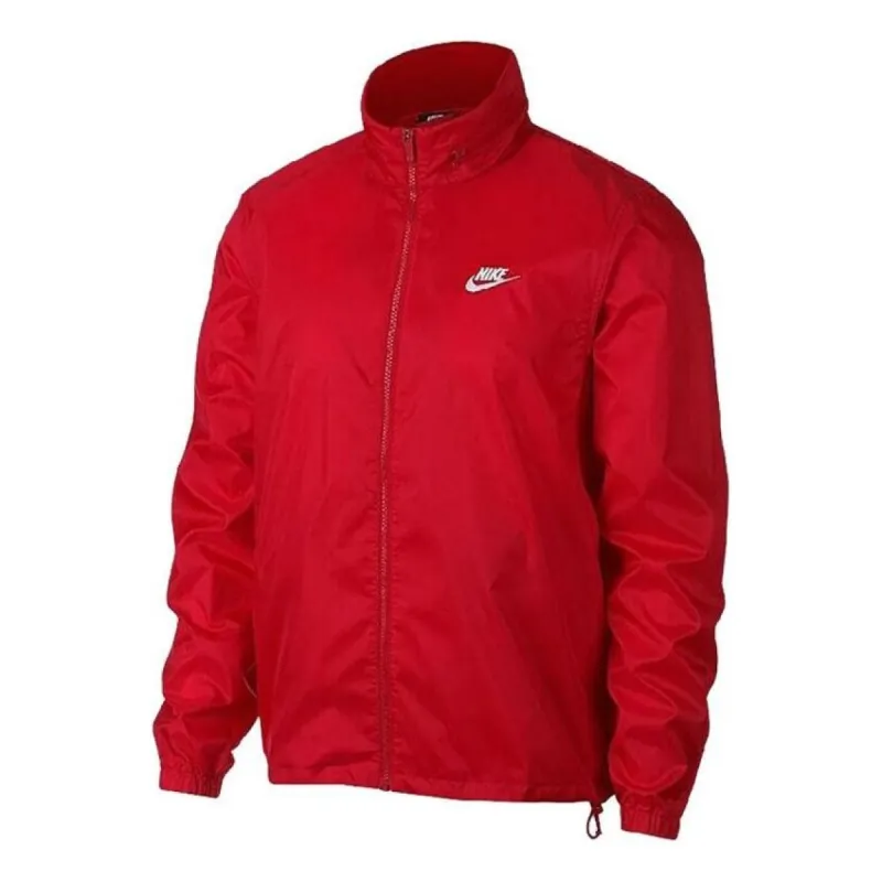 Nike Logo Windbreaker Jacket 'Red' AR2239-657 sold by KicksCrew