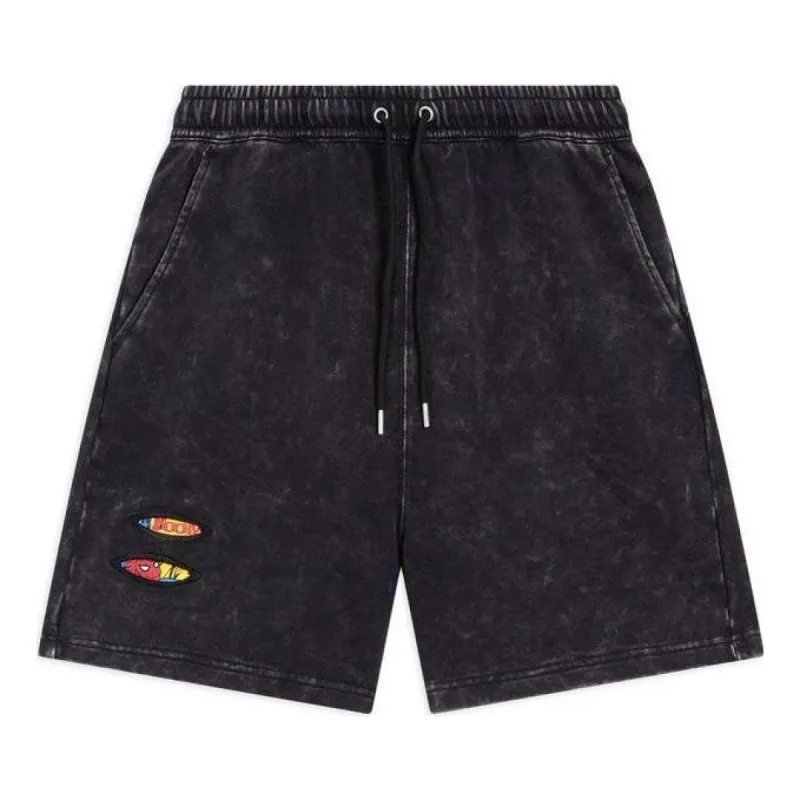 Li-Ning x MARVEL Graphic Shorts 'Washed Black' AKSSB11-1 sold by KicksCrew