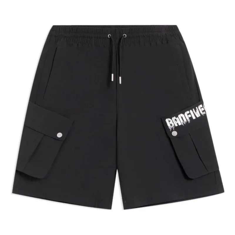 Li-Ning BadFive Graphic Pocket Shorts 'Black' AKSS603-2 sold by KicksCrew