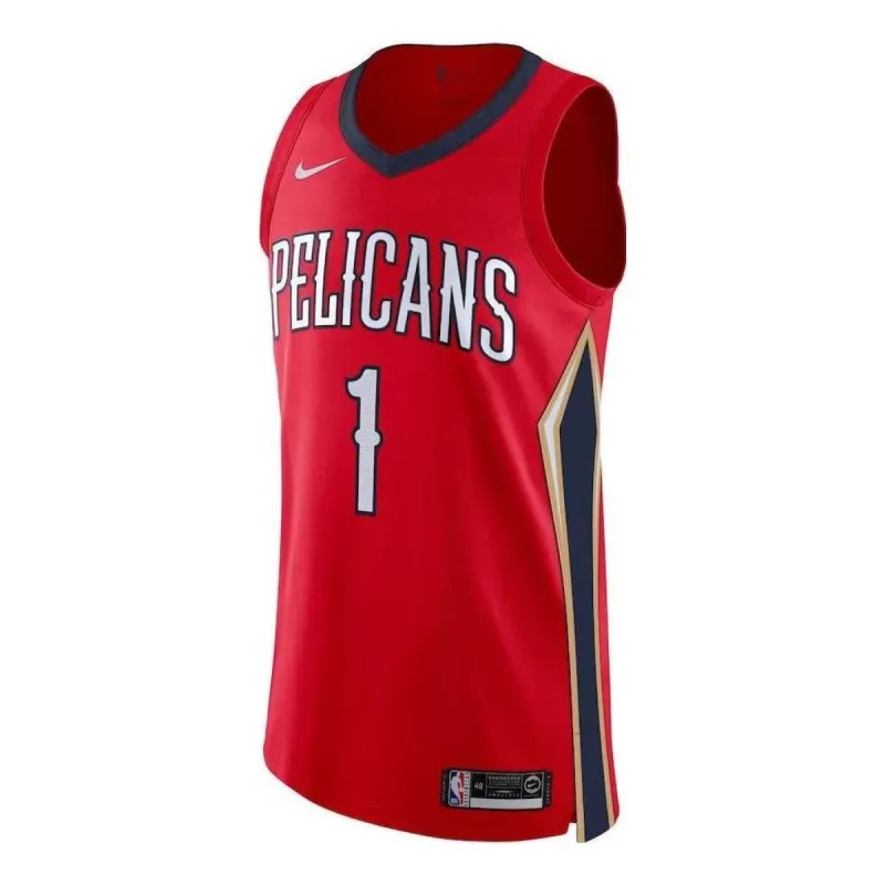 Nike x NBA New Orleans Pelicans Zion Williamson Jerseys 'Red' AV2674-658 sold by KicksCrew