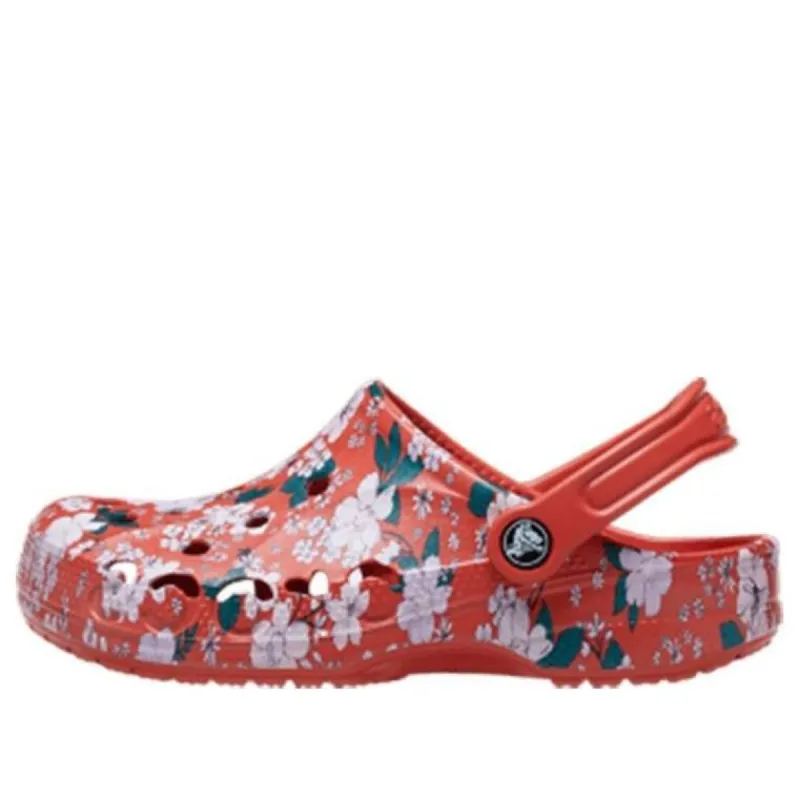 Crocs Baya Seasonal Printed Clogs 'Spicy Orange White' 206230-82Z sold by KicksCrew