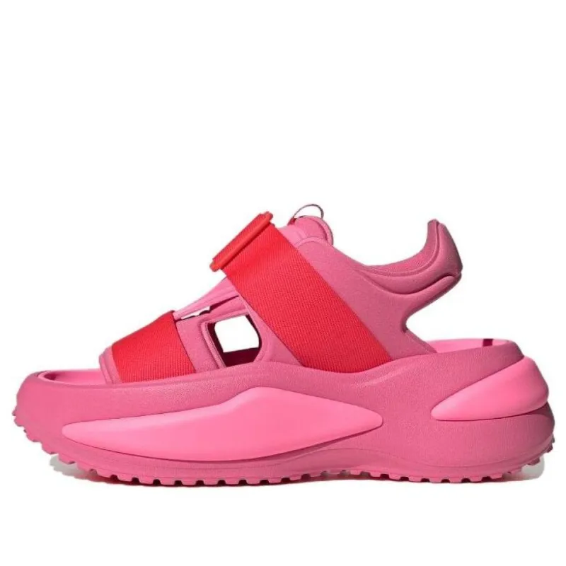 (WMNS) adidas Mehana Sandal 'Pink Fusion Bright Red' IF8182 sold by KicksCrew