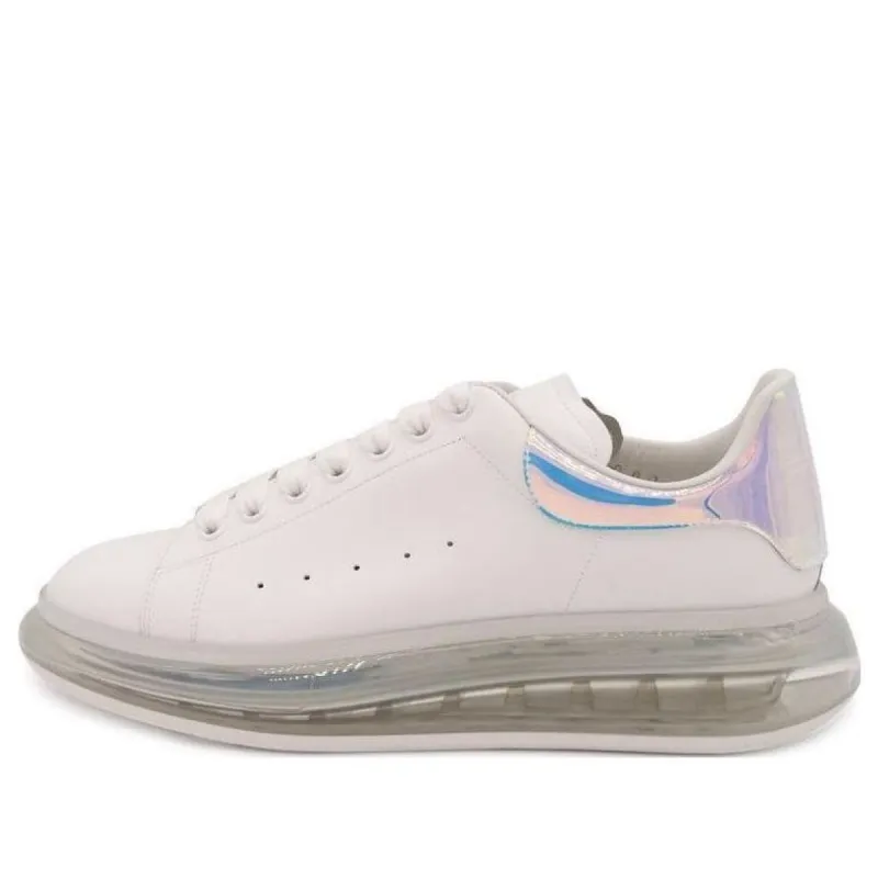 Alexander McQueen Oversized Sneaker 'White Shock Pink' 610812WHXM89035 sold by KicksCrew