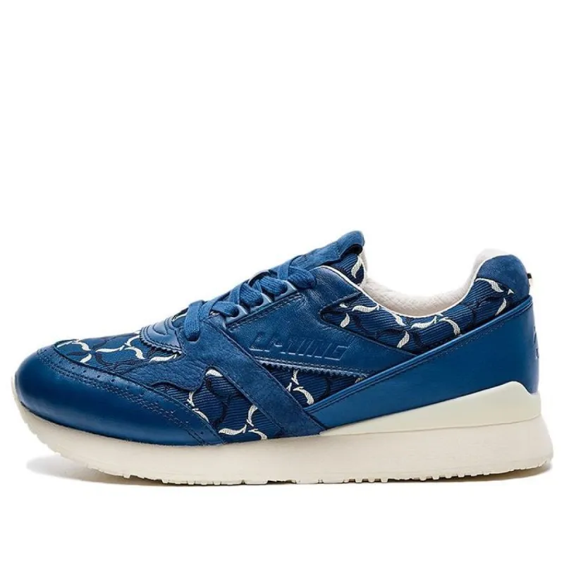 (WMNS) Li-Ning 1990 Running Shoes 'Blue White' ALFR128-2 sold by KicksCrew