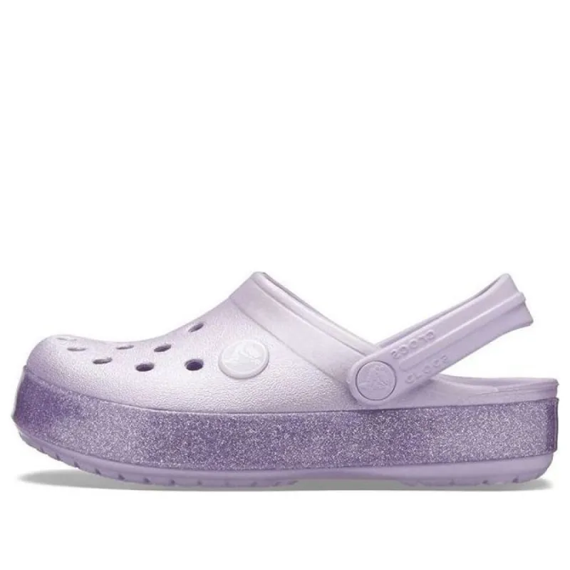 (GS) Crocs Crocband Glitter Clogs 'Purple' 205936-530 sold by KicksCrew