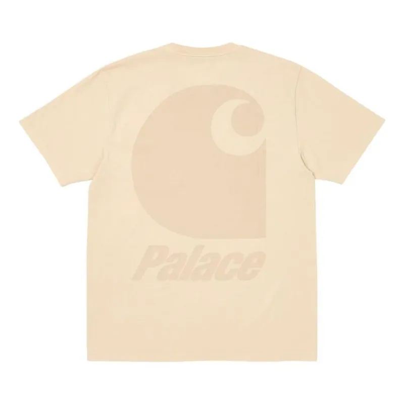 Palace x Carhartt WIP Short-Sleeve Pocket T-Shirt 'Beige' I032478-OFFWHITE sold by KicksCrew