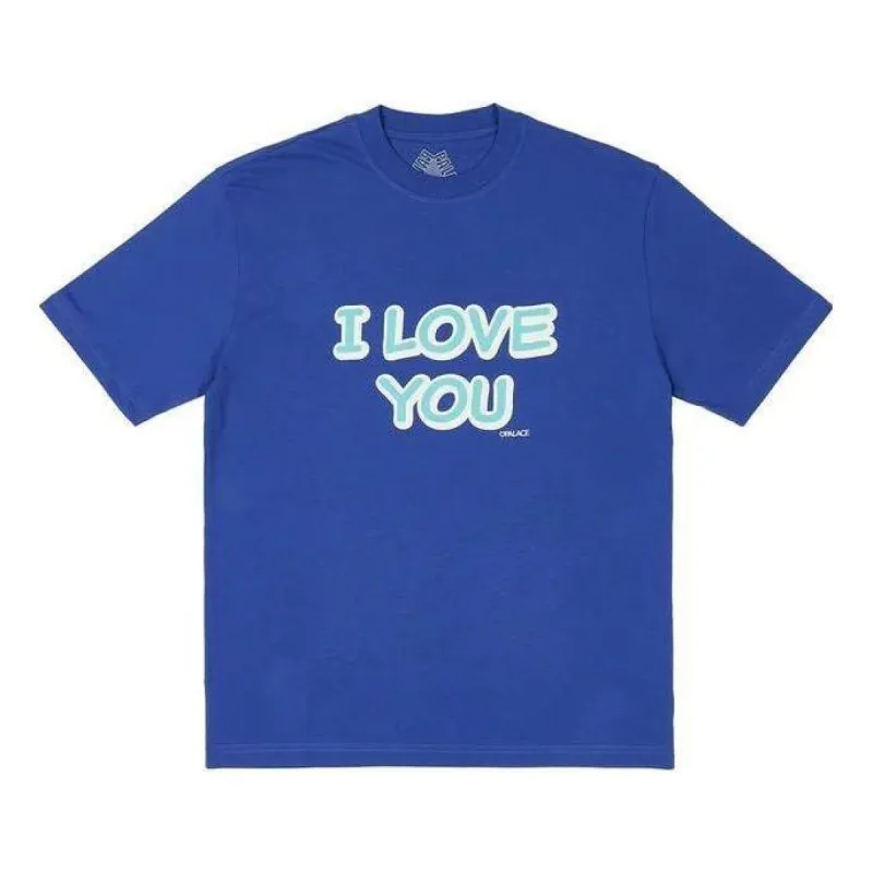 Palace Fw23 Lover T-shirt 'Blue' P25TS212 sold by KicksCrew