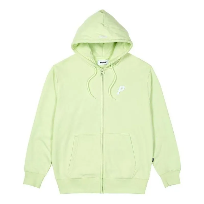 Palace Fw23 Felt P Zip Hood Jacket 'Teal' P24CS113 sold by KicksCrew