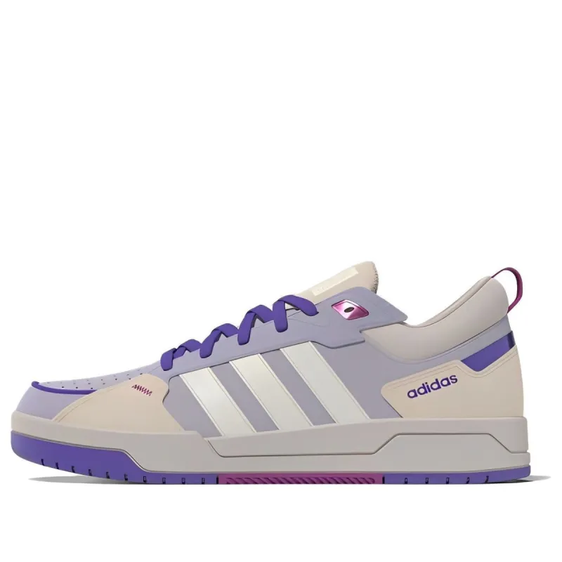 (WMNS) Adidas Neo 100DB Shoes 'Beige Purple White' HQ4550 sold by KicksCrew