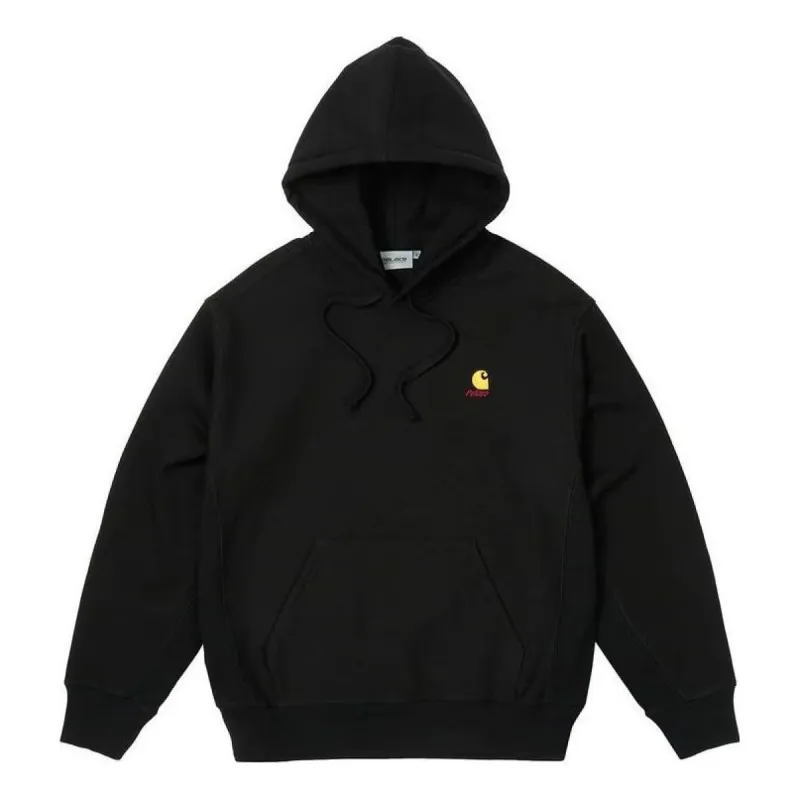 Palace X Rapha Logo Hoodie 'Black' PAL-SS22-160 | Parallel