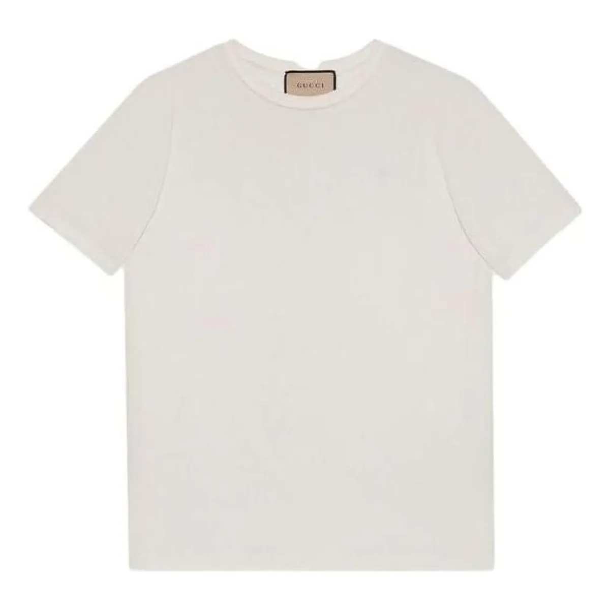 Tシャツ・カットソー WHITE COTTON JERSEY T-SHIRT Printed cotton jersey T-shirt in white | GUCCI® US
