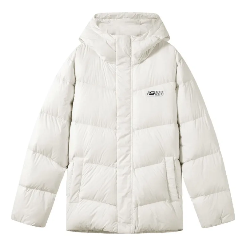 Skechers Lifestyle Series Down Jacket 'White' L422U074-0074 sold by KicksCrew
