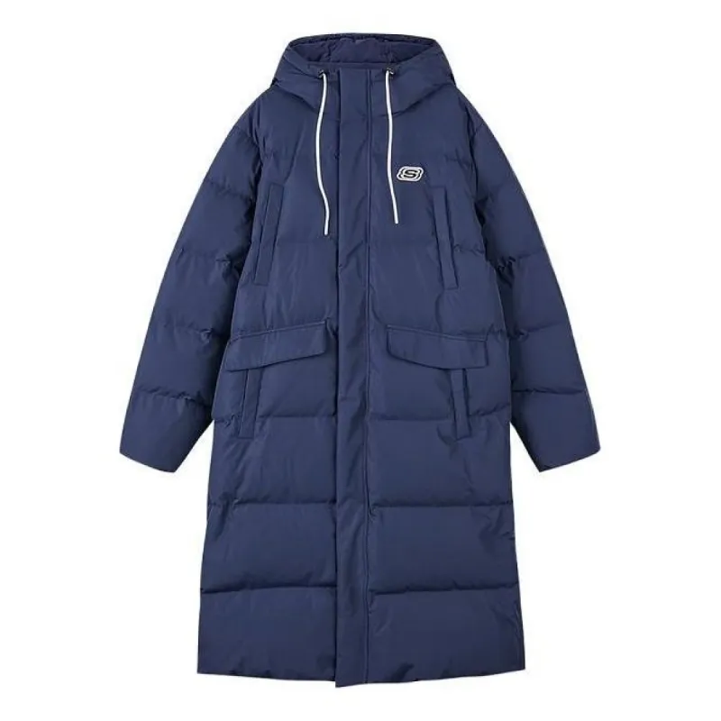 Skechers Casual Warm Down Jacket 'Blue' L422M151 sold by KicksCrew